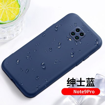 Voor Xiaomi Redmi Note 9S Case Zachte Vloeibare Siliconen Slim Skin Beschermende Cover Case Voor Xiaomi Redmi Note 9 Pro Max Note9S: For Redmi Note 9S / blue