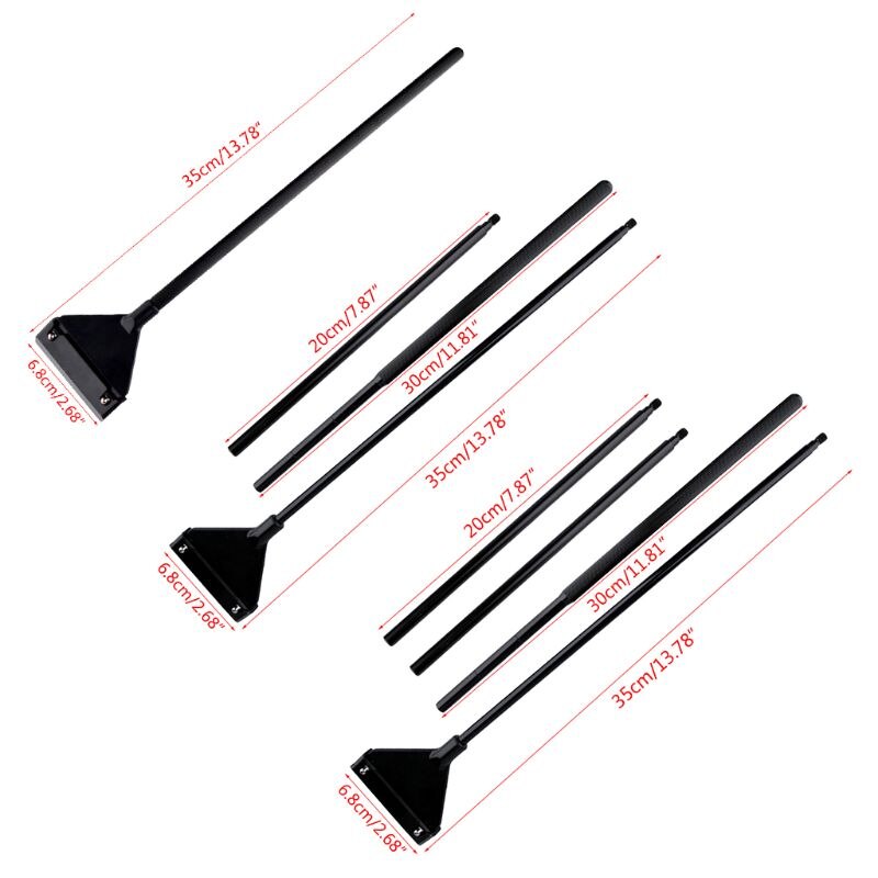 1Set Aluminum Alloy Aquarium Algae Cutter Fish Tank Scraper Cleaner Removal Tool