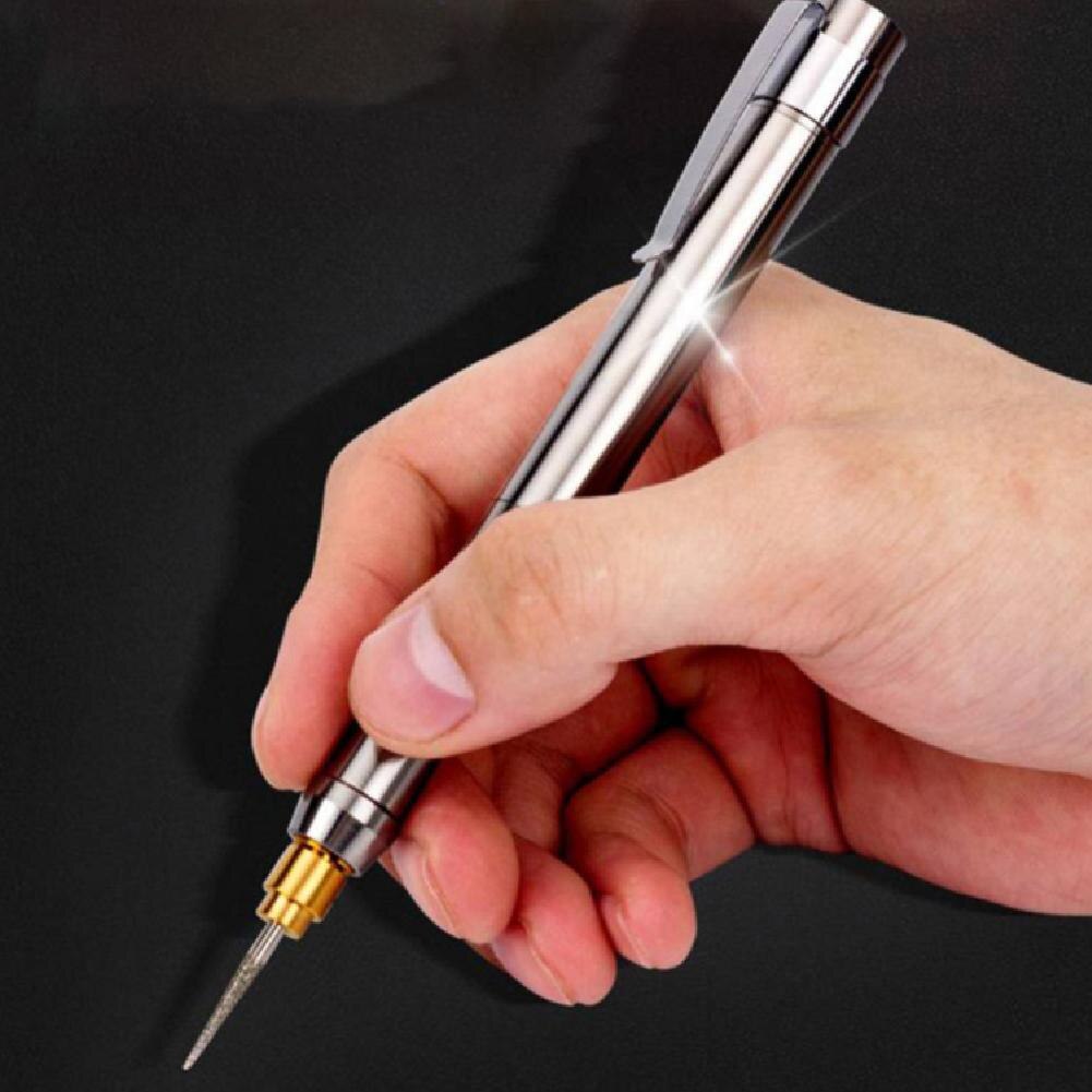 Mini Cordless Electric Engraving Pen, 60W 33000rpm DIY Grinder, Engraving Sander, Polisher, Manual Polishing Tools