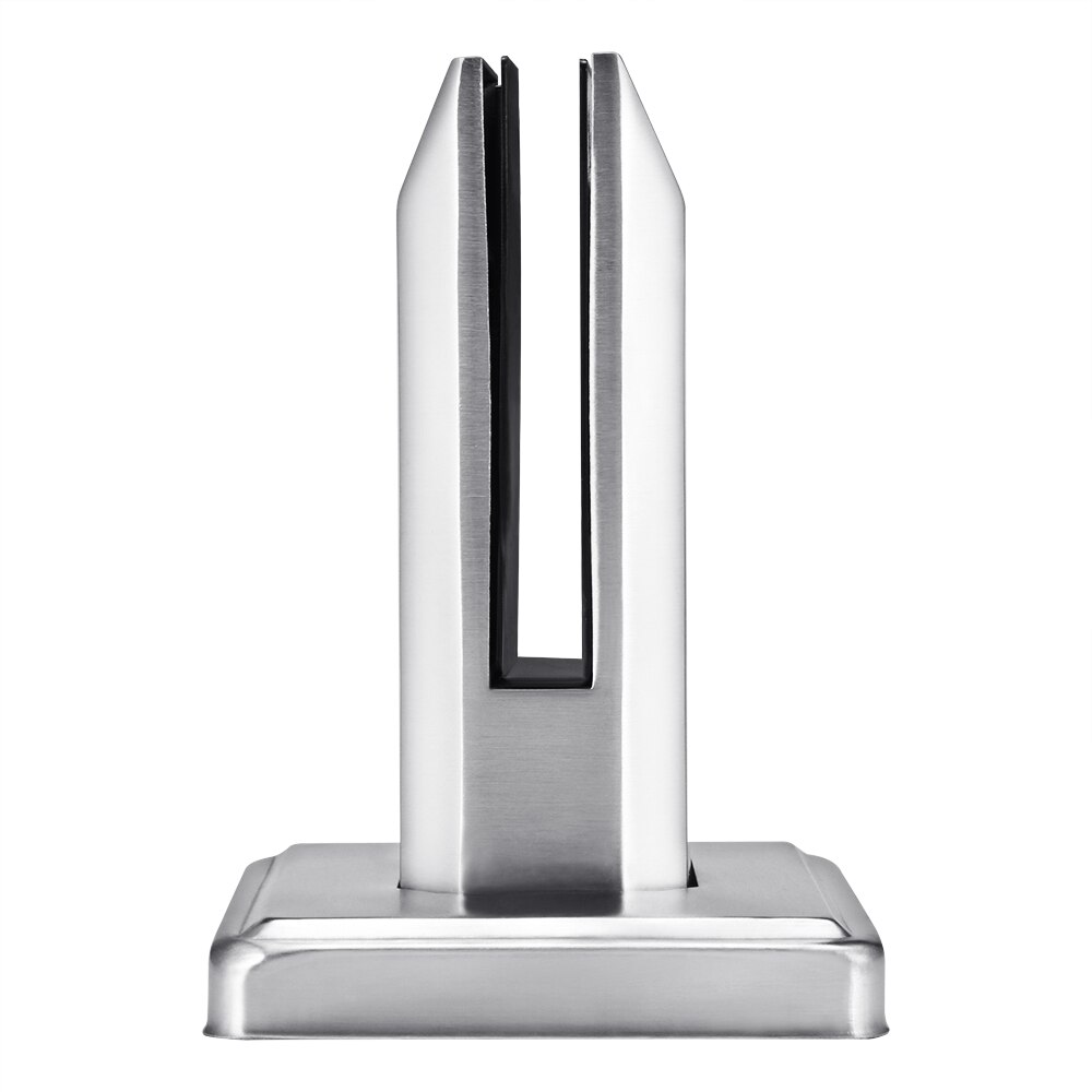 Stainless Steel U Clamp Glass Panel Pool Fence Staircase Bracket Balustrade Floor Deck Mount Support Clamp Floor Support Clamp