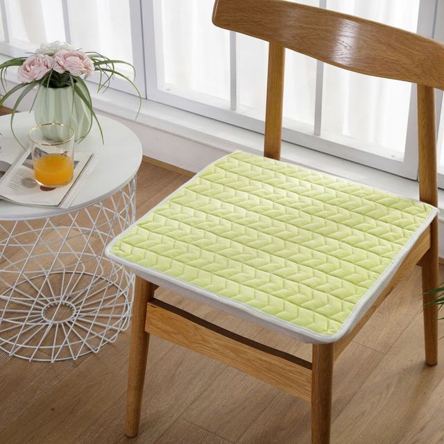 Geometrische Patroon Stoelkussens Dikker Zachte Student Seat Pad Winter Warm Kantoor Stoel Zitten Mat Antislip Pluche Kruk kussens: Type D-15