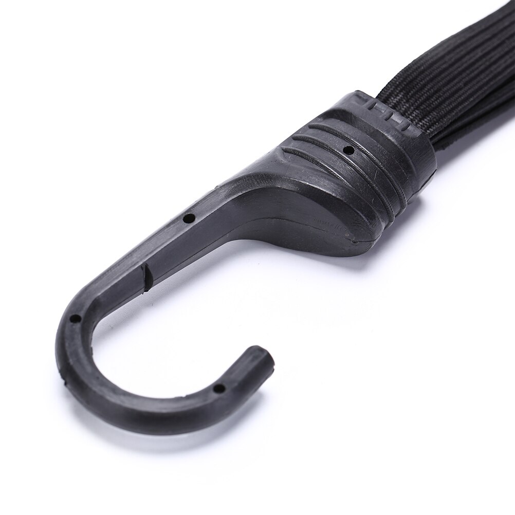 Sangle en corde élastique avec 2 crochets pour casque de moto, force rétractable, bagage