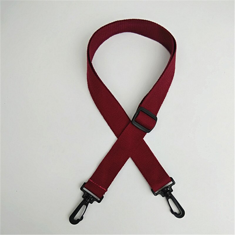 Hjkl bolsa de ombro de algodão, alça de substituição larga, para presente, de nylon, acessórios mensageiro feminino, tiras de presente: A