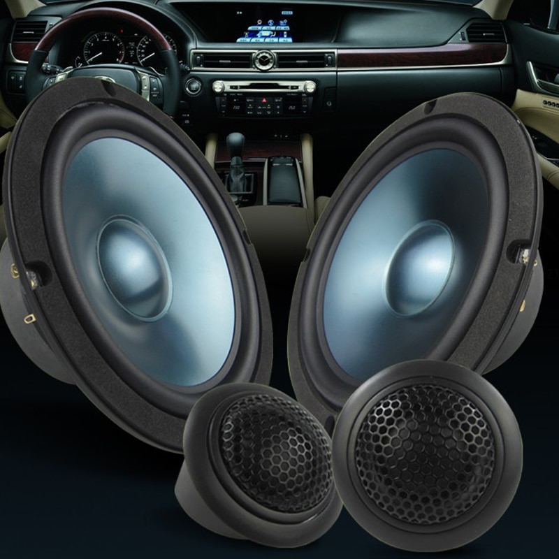 1 sæt bil subwoofer køretøjsdør auto tweeter musik stereo diskant lydforstærker horn frekvens audio hifi højttalere til bmw  e60
