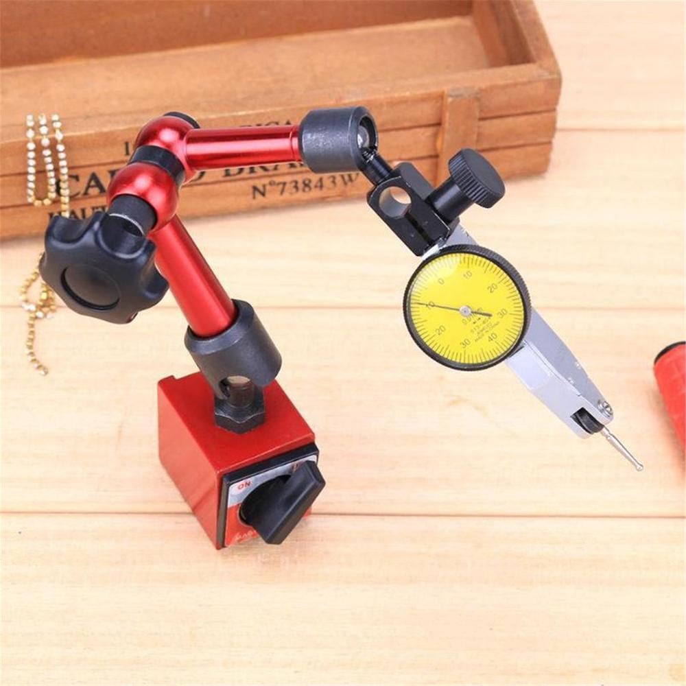 Mini universal magnetisk baseholder bord sæde korrektion måler stand indikator værktøj fleksibel skive test indikator