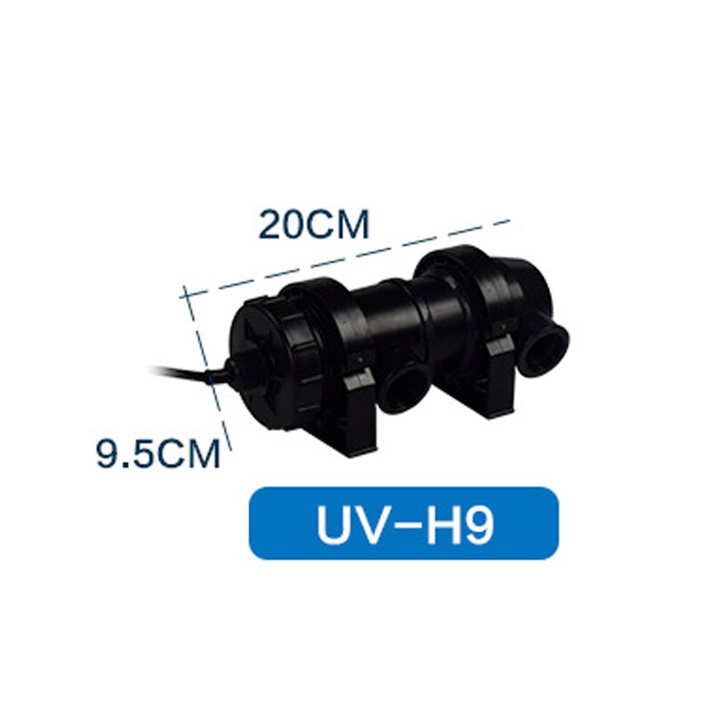 JEBO – lampe de stérilisation UV pour Aquarium, série UV-H H5/H7/H9/H11/H13/H18/H24/H36: UV-H9