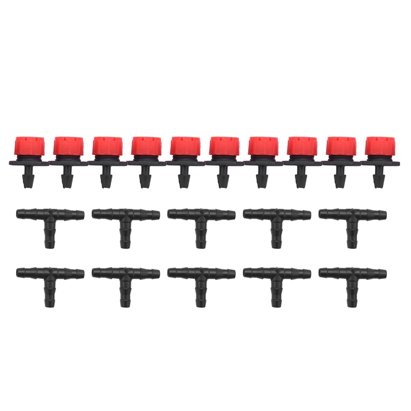 82ft Mini-Drip Irrigation Kits Garden Irrigation kit, 1/4 inch Blank Distribution Tubing Irrigation Sprinkler System Kit DIY Pla