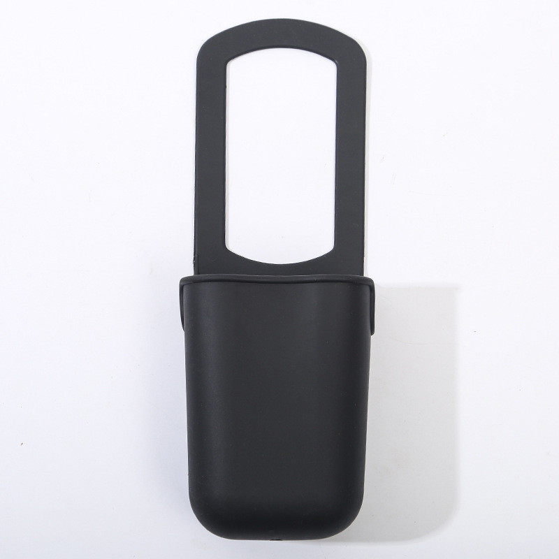 Universal Stroller Cup Holder Silicone Pram Cup Holders Bottle Phone Organizers Portable Wheelchair Bicycle Bottle Storage Bag: Red
