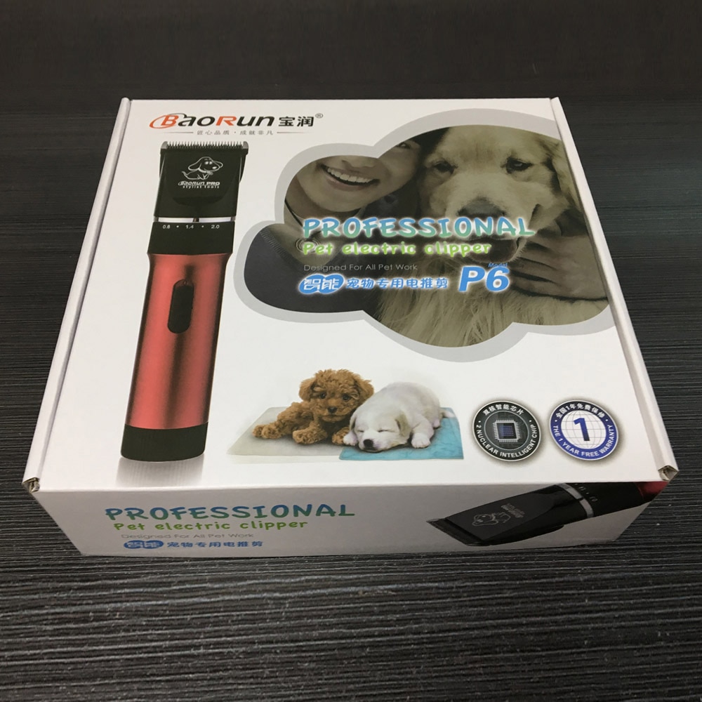 Pet Hair Trimmer Electric Rechargeable Cat Dog Clipper Grooming Cutters Powerful Shaver Machine For Animal 110-240V