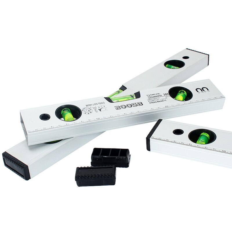 Precisie aluminium waterniveau indicator digitale weegschaal horizontale lengte meting vermogen spirit bubble level tool