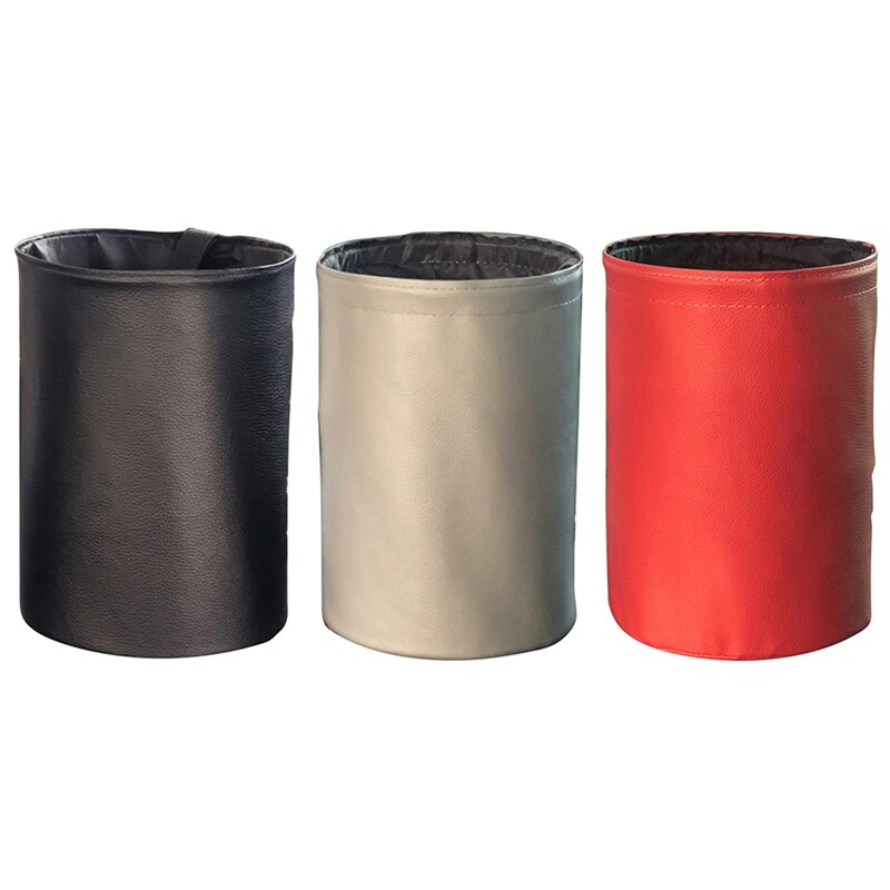 Universele opvouwbare prullenbak voor in de auto, vuilnisbak, emmer, hanger, vuilniszak, vuilnisbak, container, auto-interieuraccessoires