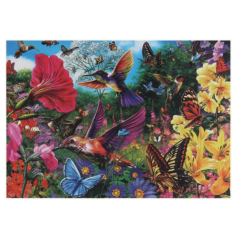 Hummingbird Garden Puzzle 1000 Pieces Jigsaw Puzzle for Adults Kids