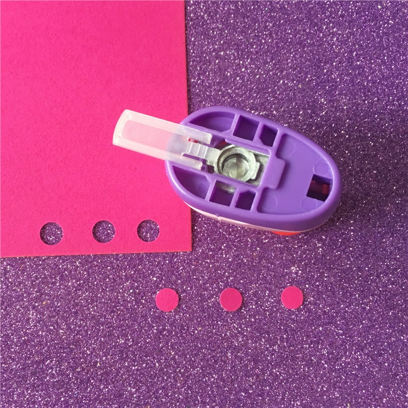 Free Ship 8mm Circle shape paper cutter school craft punch perfurador scrapbooking round hole punch for kids furador diy puncher