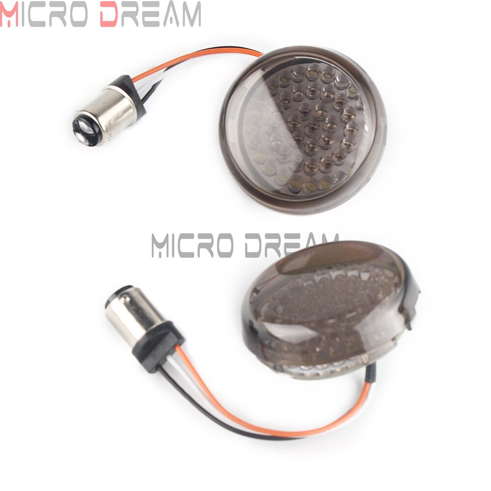 Vorne/Hinten LED 1157 Blinker Lauf Bremse Lichter Einsätze Für Harley touren Straße Electra Straße gleiten Softail Sportster dyna