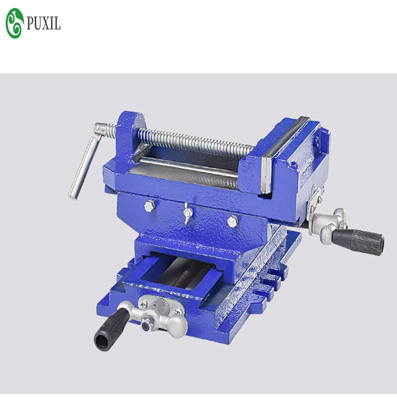 Bidirectional motion bench drilling operation platform flat tweezers high strength cast iron precision bench screw clamp tool