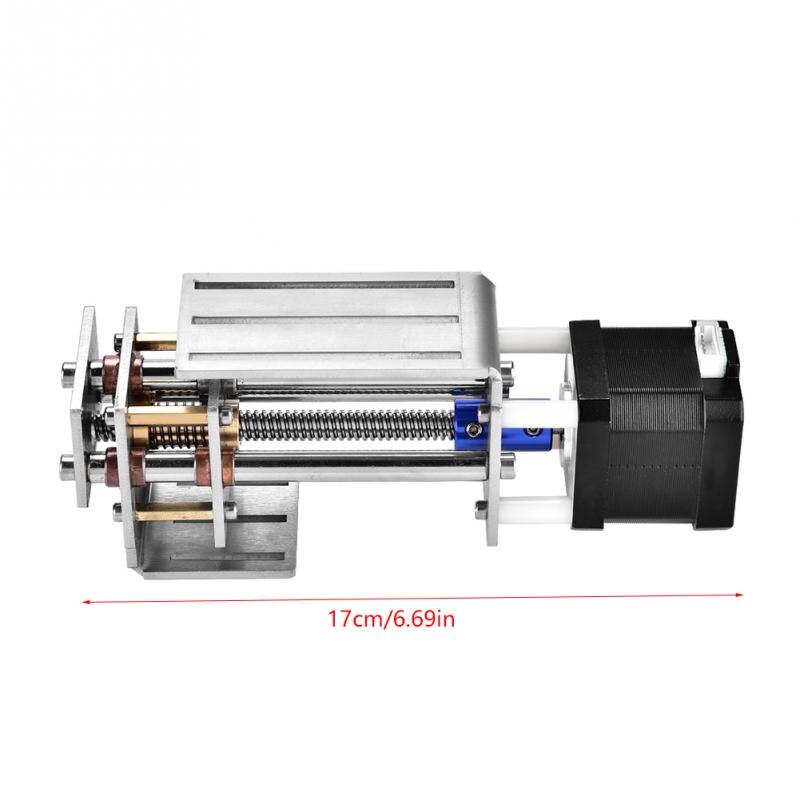 12V 60mm Milling Linear Motion Guide Rail Z-Axes Slide Guide for Woodworking Tools CNC Engraving Machine