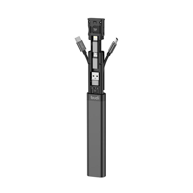 Budi multi-funksjon smart adapter kort lagring datakabel usb boks multi-kabel sim sett tf kort minne leser datatilbehør