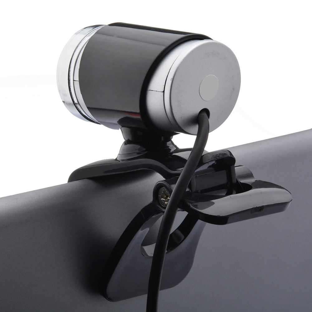 Cámara Web USB de alta definición, Webcam con micrófono de absorción de sonido, rotación de 360 grados, para PC, portátil y Notebook