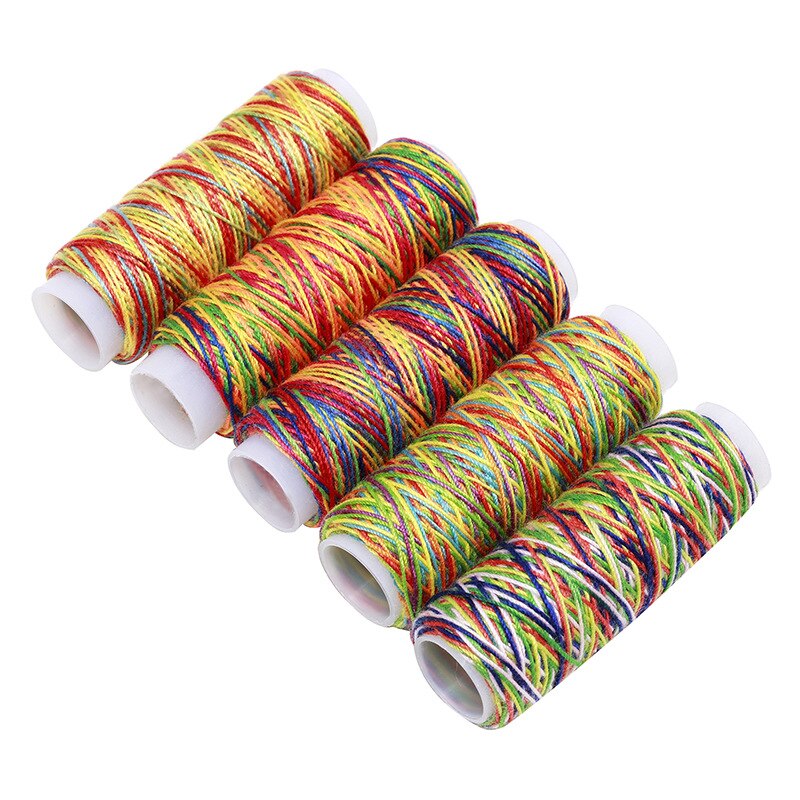 24 colors 203 denim thread, polyester sewing thread, pagoda thread, manual thread combination