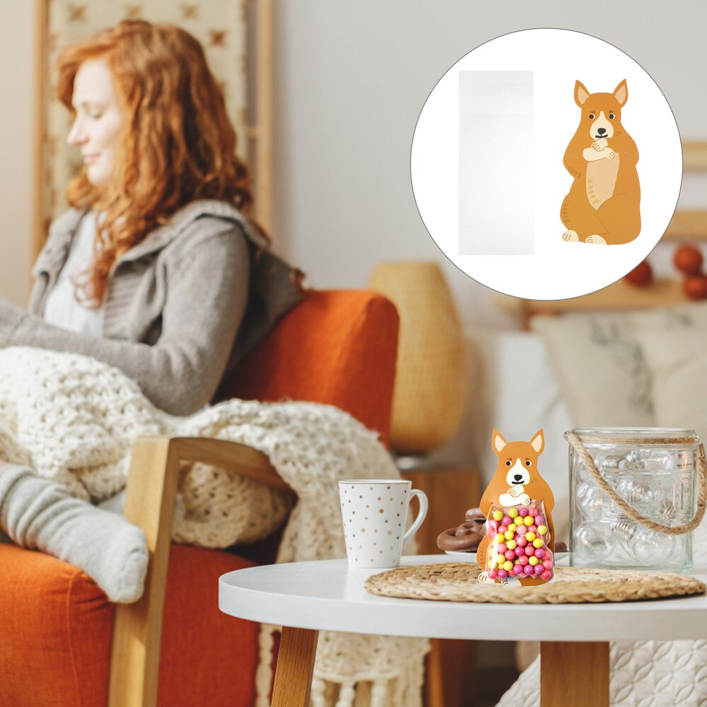 50 Pcs Paper Candy Bag Party Favor Treat Bags Candy Packaging Small Bag