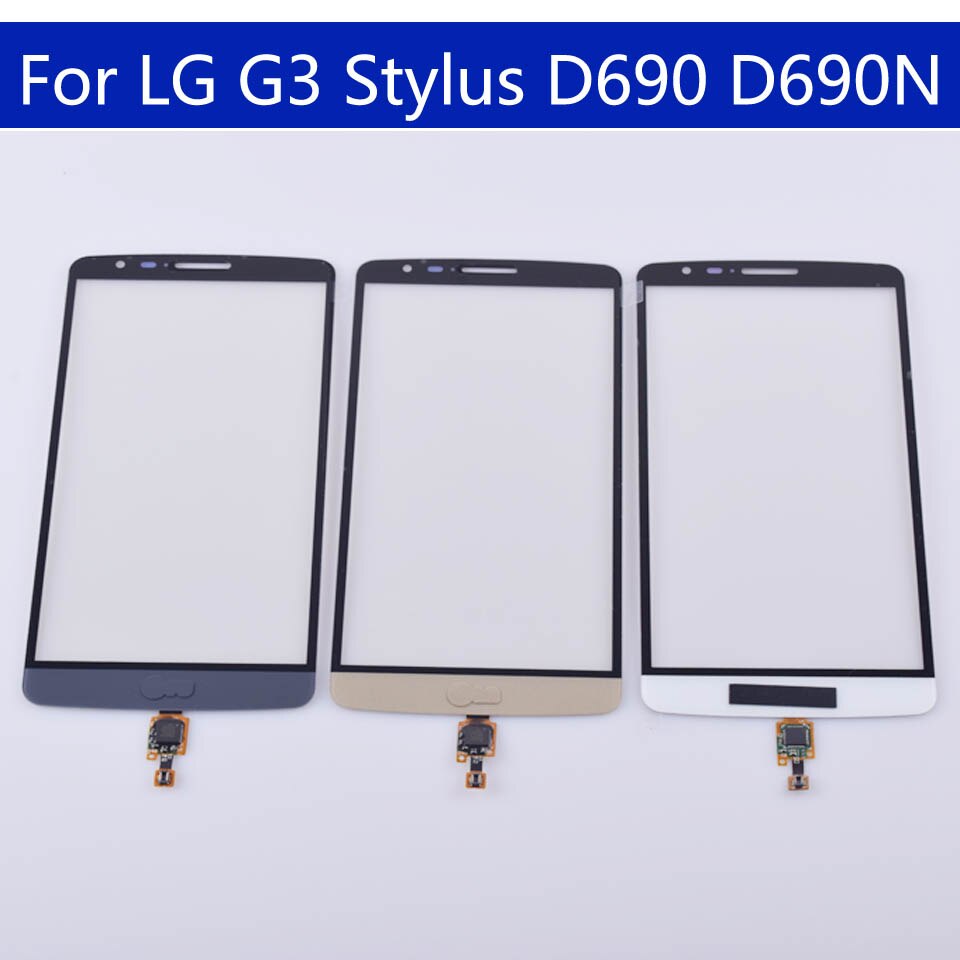 For LG G3 Stylus D690 D690N Touch Screen Digitizer Front Glass Panel Sensor Replacement