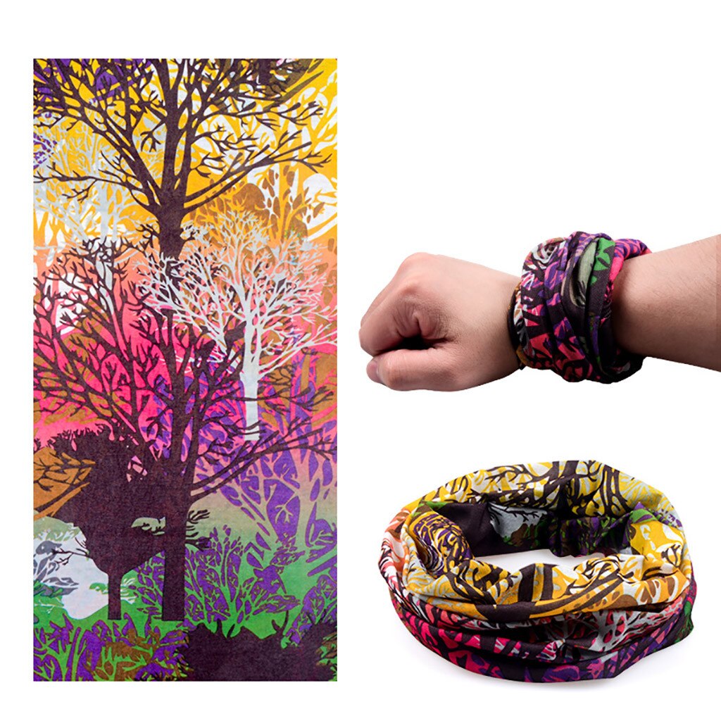 Outdoor Print Seamless Magic Scarf Ear Hook Sports Scarf Neck Tube Face Dust Riding Bandana UV Protection Neck Gaiter Scarf: E