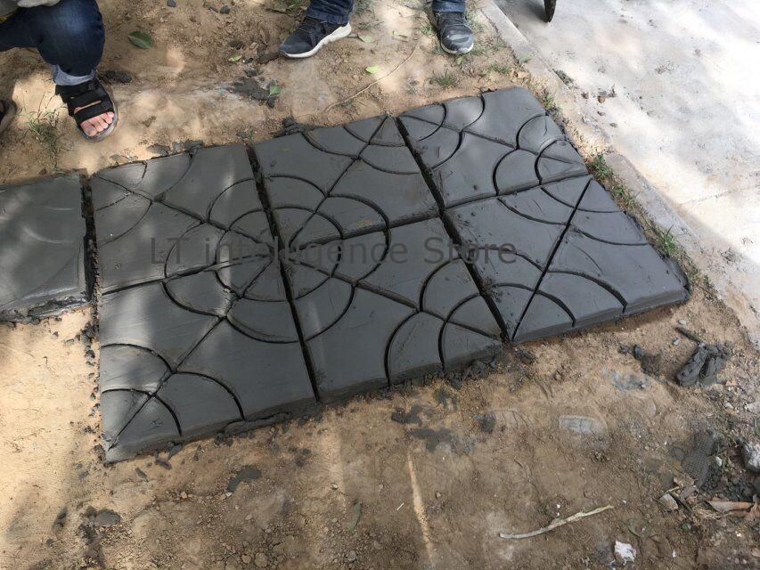 Moule en pierre de jardin, 40x40 cm, pour faire des marches, pavage, allée, brique, Patio, dalles de béton