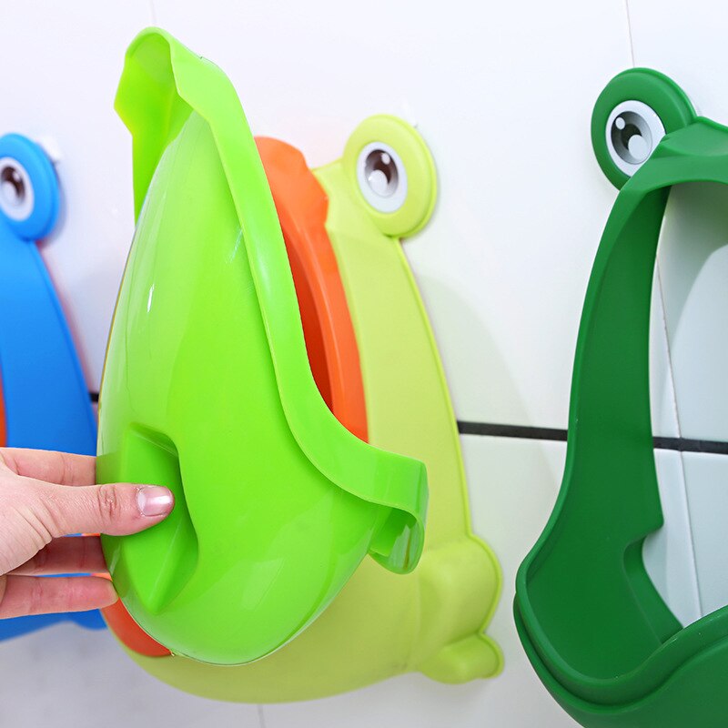 Baby Boy Potty Training Seat Frog Children's Pot Wall-Mounted Urinal for Boys Portable Toilets Connectable Water Pipe