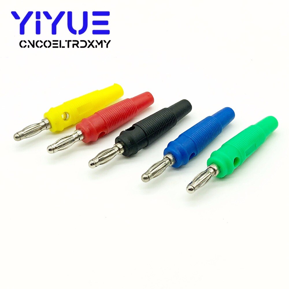 4MM Banana Plug Audio Speaker Connectors Amplifier Speaker Binding Post 4mm Banana Jack Plug For Cable Terminals