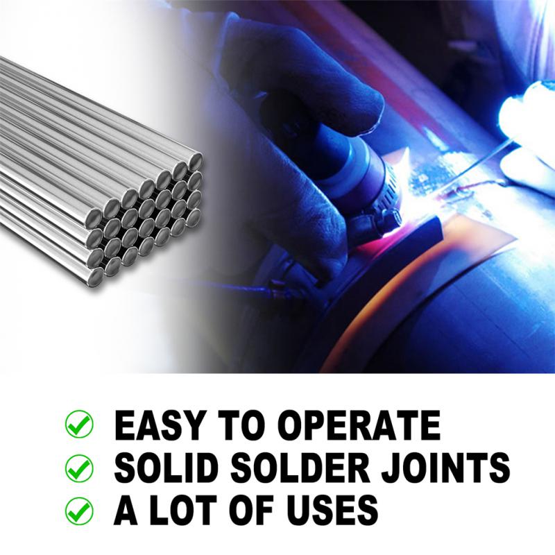 10Pcs Universele Lassen Elektroden Solderen Koperen Aluminium Lassen Staven 1.6/2Mm Lage Temperatuur Smelt Lassen Gevulde draad