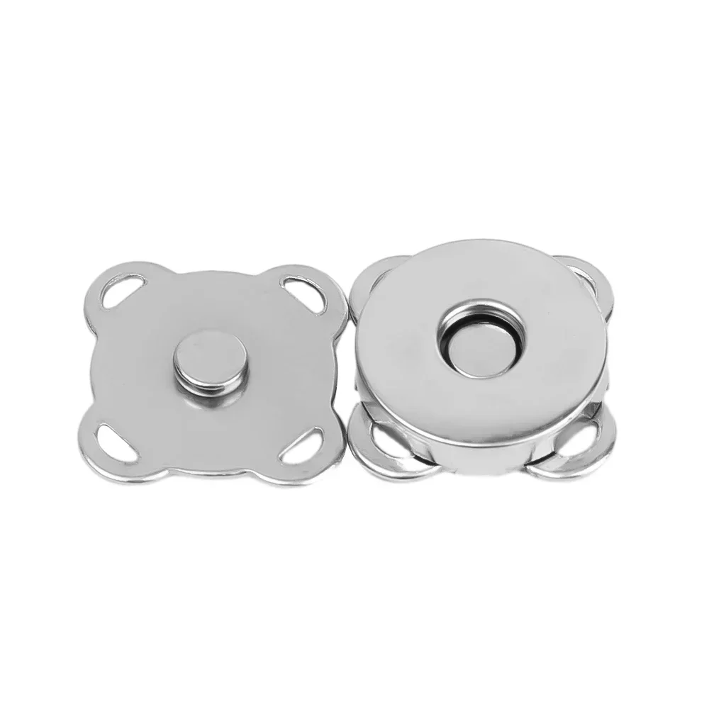 1/10 zestawów zapięcia zatrzaski montażowe magnetycznych guziki torebka torebka portfel torby rzemieślnicze części Mini adsorpcyjna klamra 14/18mm sprzedaż hurtowa: M / Black