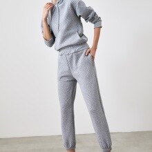 Trendyol Quilted Knit Sweatpants TWOAW21EA0421: L