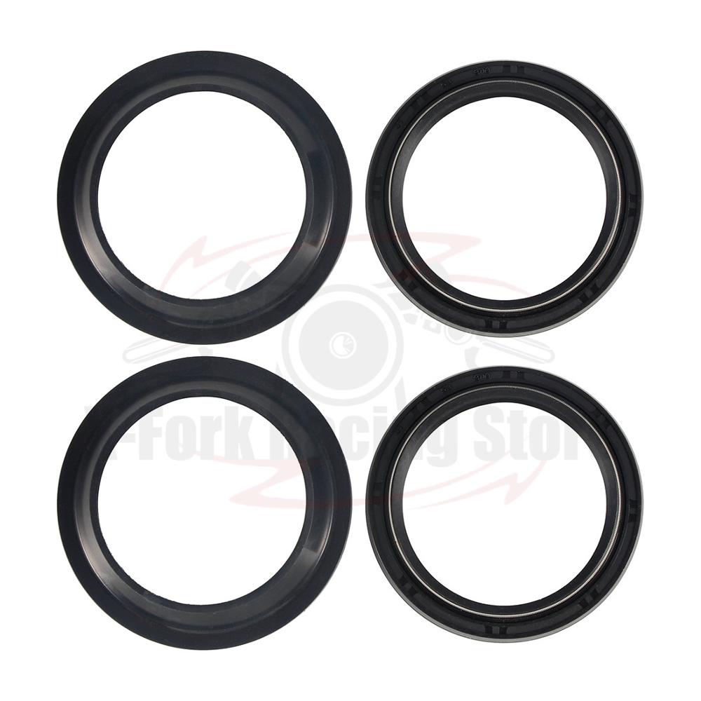 Fork Oil Seals 2PCS and Dust Seals 2 PCS Kit For Kawasaki ER6F NINJA 650R
