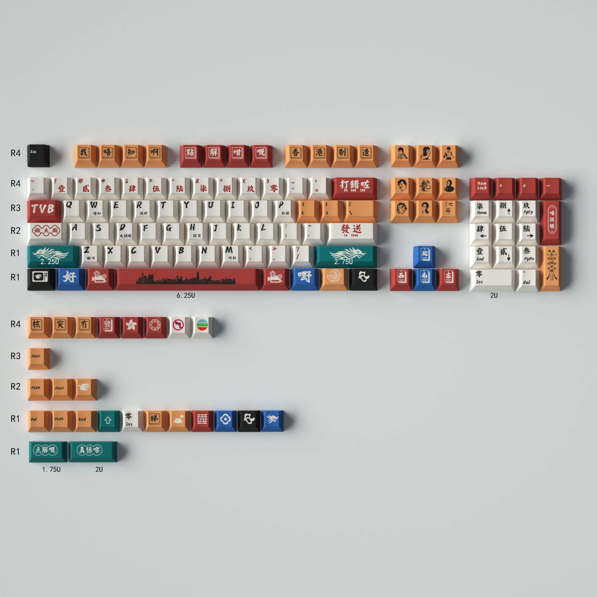 GMK The First Love Keycaps, juego grande, teclas personalizadas en inglés japonés, perfil de cereza, teclas de DYE-SUB PBT para teclado mecánico: Beige