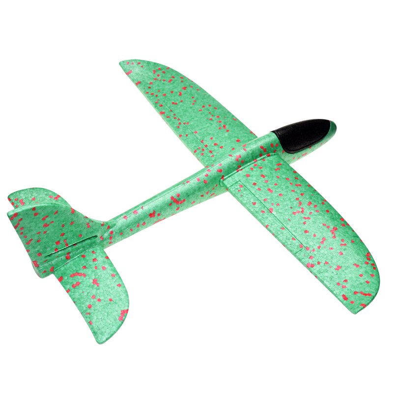 48Cm Grote Hand Launch Gooien Schuim Vliegtuig Epp Vliegtuig Model Glider Vliegtuig Vliegtuigen Model Outdoor Diy Educatief Speelgoed Voor kinderen: cyan-blue