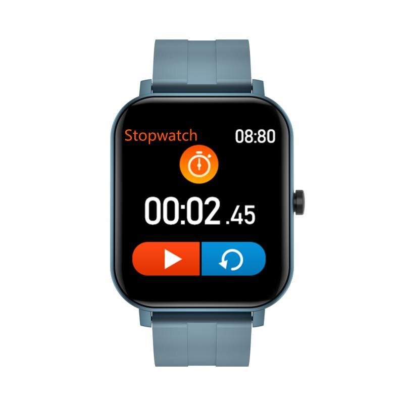 Bluetooth Sport Smart Watch Men Women Smartwatch For Android IOS Fitness Tracker Electronics Smart Clock Band Smartwach: Blue