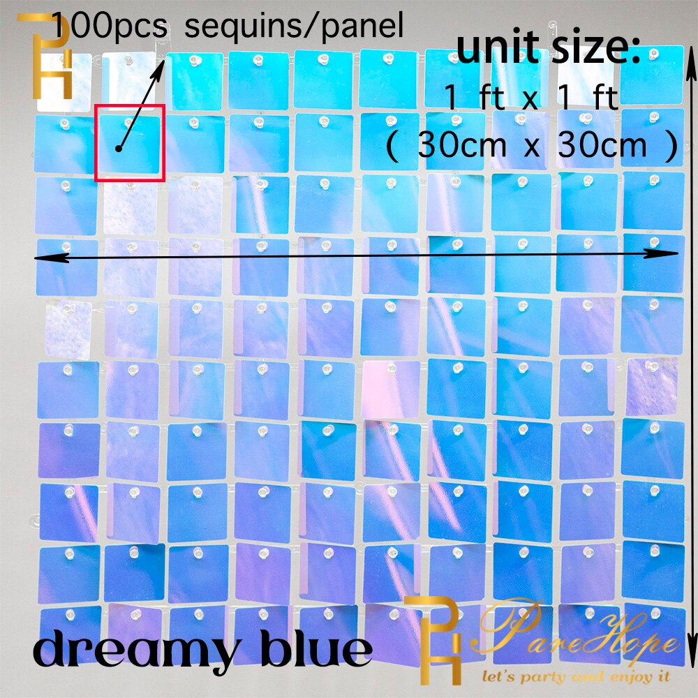 Square Pneumatic Reinforcing Plate, Pneumatic Self-Locking Plate, Bright Wall Bottom Decorative Plate: dreamy blue