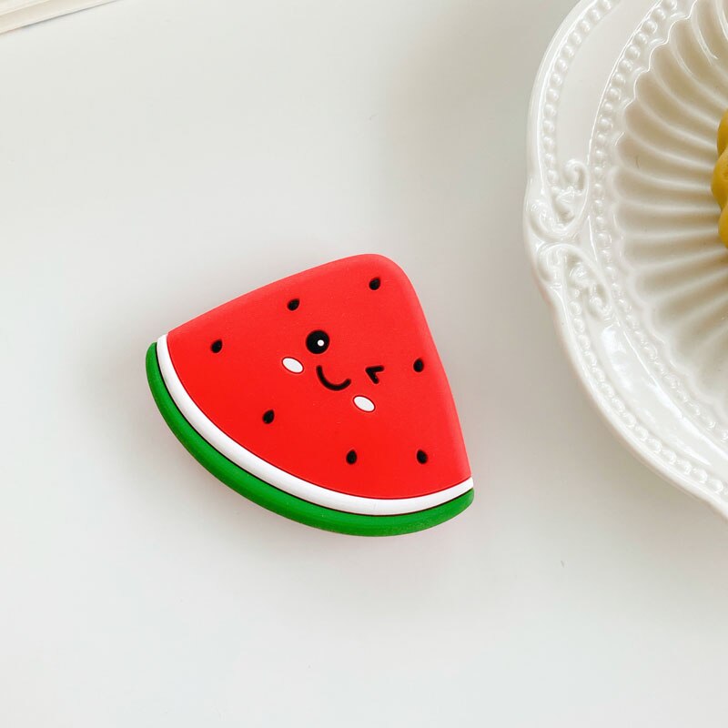 Universal Cartoon Fruit Airbag Phone Bracket For iPhone Samsung Huawei Cute Animal Finger Holder Mobile Phone Expanding Stand: 8