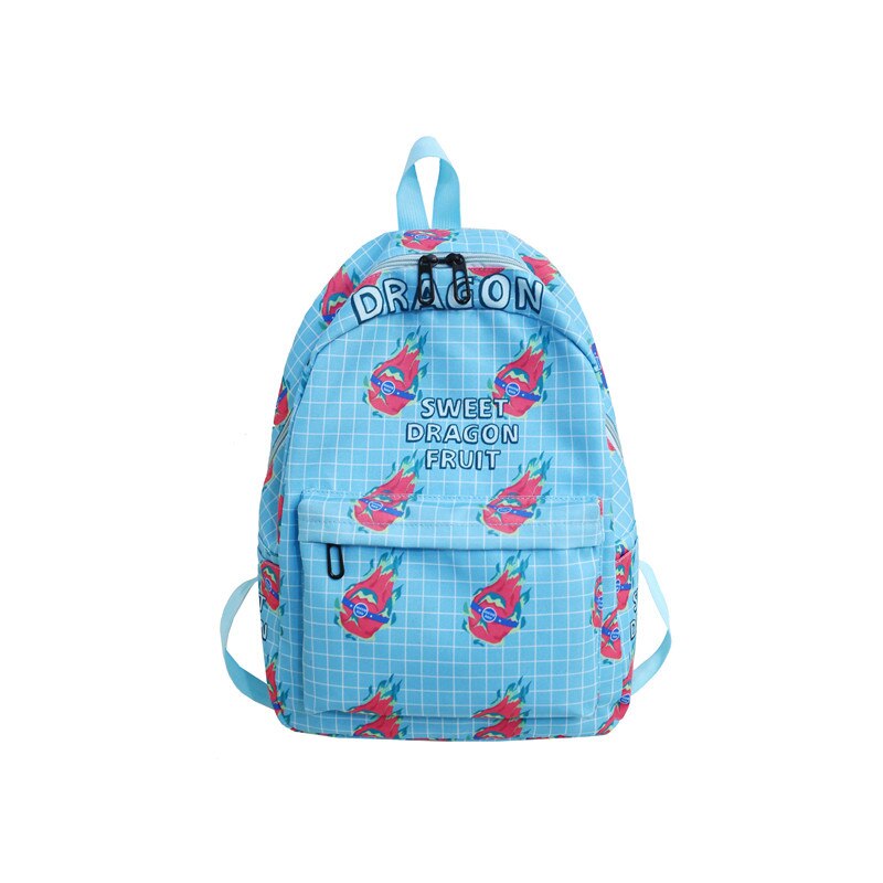 Avocado Fruit Stampato Bookbags Tela delle Donne Sveglie Zaini 2020 Ragazze Casual sac a dos Grande Stile di Gusto Squisito 17 Zaini pomodoro: Dragon fruit