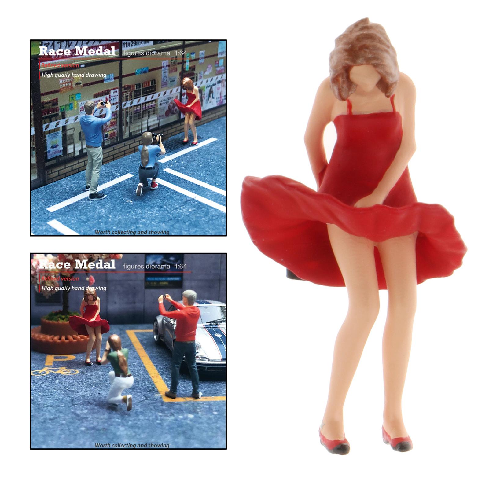 1:64th Figures Model Men People for Miniature Scenes Diorama Decoration Accessories: Style6