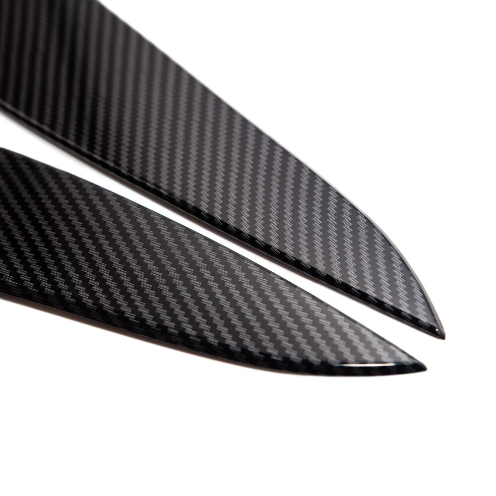 Haloperformance Model3 Lamp Eyebrow Front Light Eyebrow For Tesla Model 3 Carbon Fibre ABS Decorative Strip Accessories Three Y