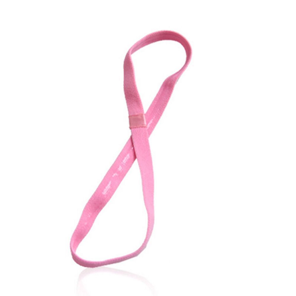 Vrouwen Mannen Elastische Hoofdbanden Sport Hoofdband Haarband Hardloopsport Haarband Anti-Slip Elastische Banden Zweetband Yoga Haarband: Paars