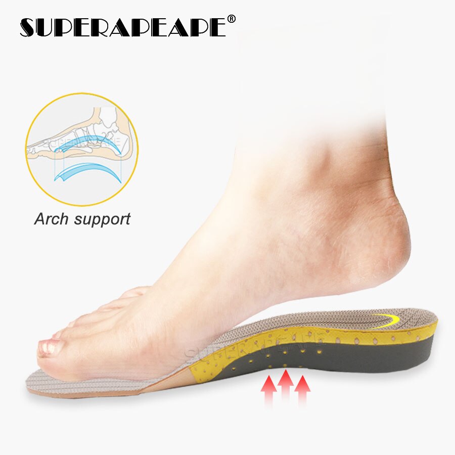 PVC Orthopädische Einlegesohlen Orthesen flache fuß Gesundheit Sohle Pad für Schuhe einsatz Arch Support pad für plantarfasziitis Füße Pflege