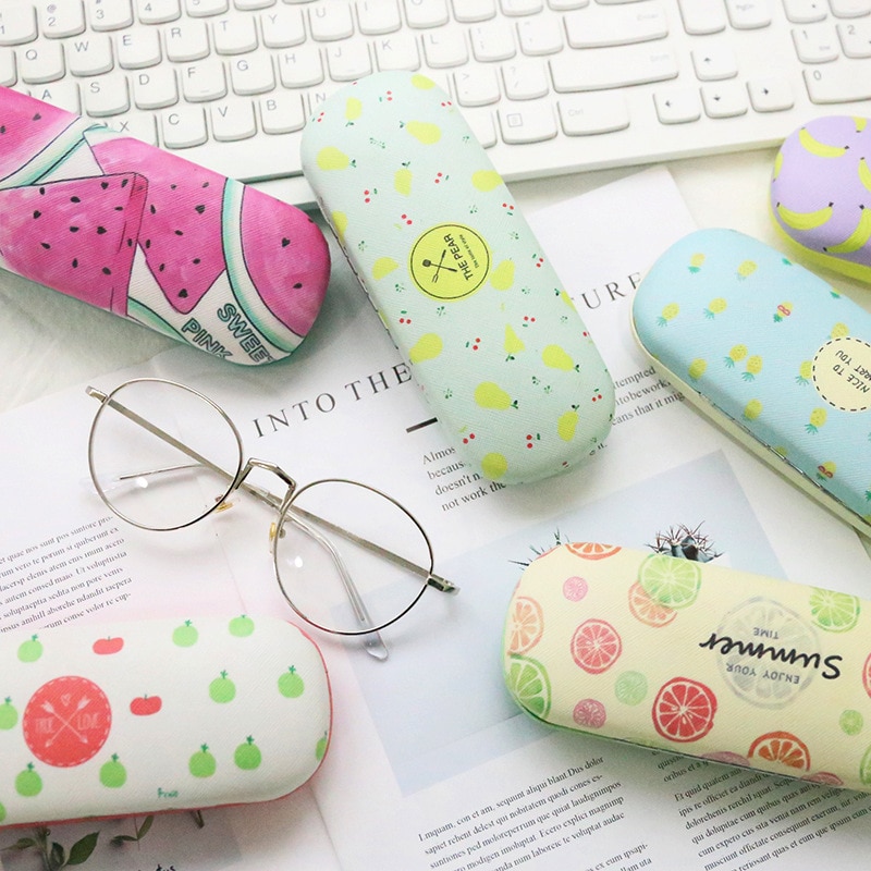 Eyeglasses Case Hard Spectacle Box Cases Pouch Portable Kids Myopia Glasses Case 16*6 Cm Waterproof Sunglasses Cover Box