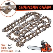 24 tommer kædesav kæde drev link pitch 84 link 3/8lp 058 gauge semi mejsel motorsav klinge til sthil hus ekko kædesav værktøj