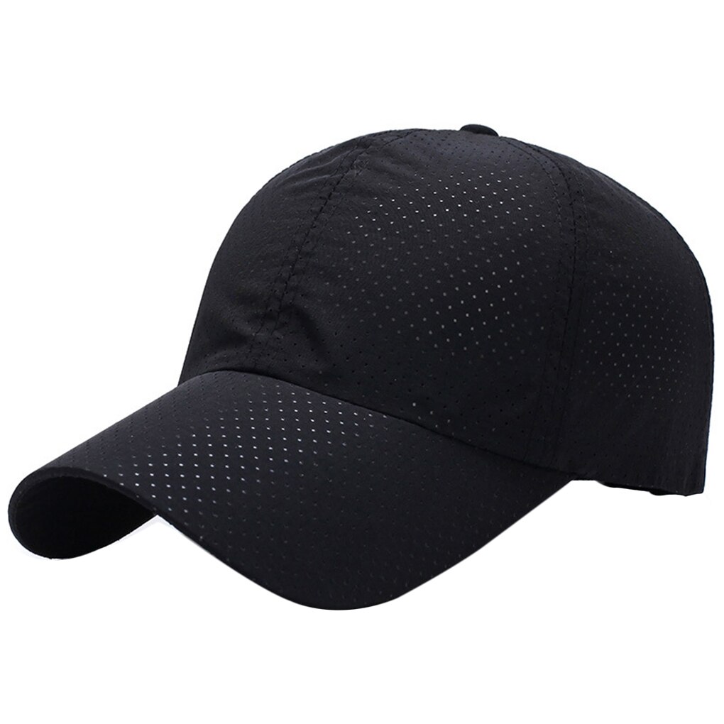 Koreaanse stijl effen zomer casual baseball pet heren snapback dames jongen snel drogende mesh pet ademende zonnehoed: Nr . .1
