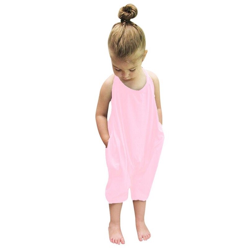 Mode Baby Boy Meisje Katoenen Romper Baby Peuter Kind Band Jumpsuit Outfit Zomer Strappy Overalls Rompertjes Baby Kleding 1-5Y