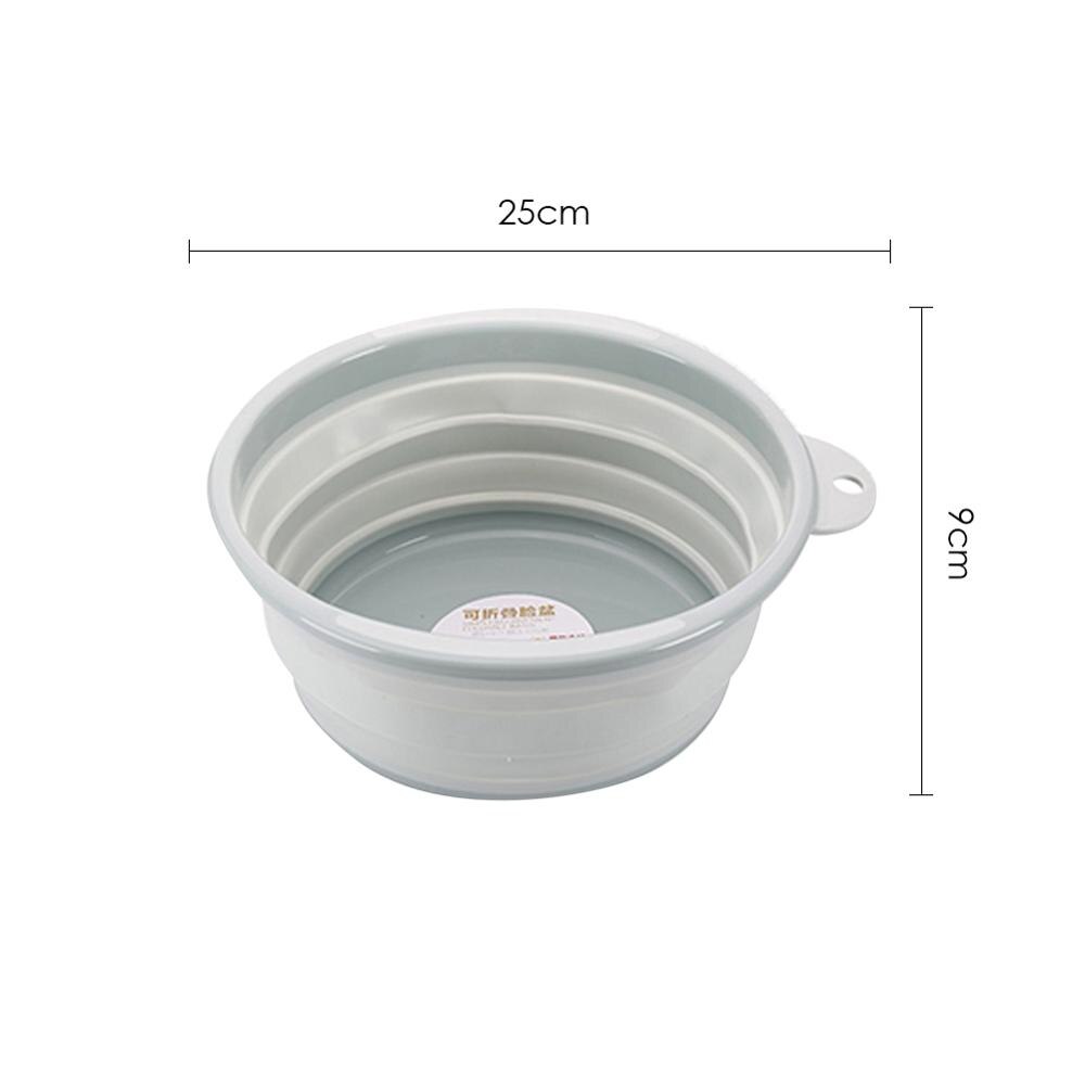 Pieghevole Mocio Secchio Portatile di Lavaggio di Plastica Bacino Pediluvio Pieghevole Da Cucina padella per La Casa Accessori per La Pulizia: A3