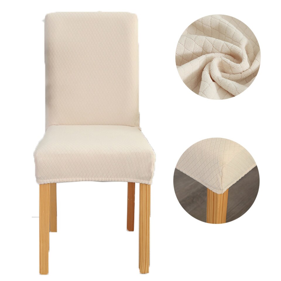 Super Zachte Fleece Stof Stoel Cover Elastische Stoelhoezen Spandex Voor Eetkamer/bruiloft/Keuken/Hotel Party banket