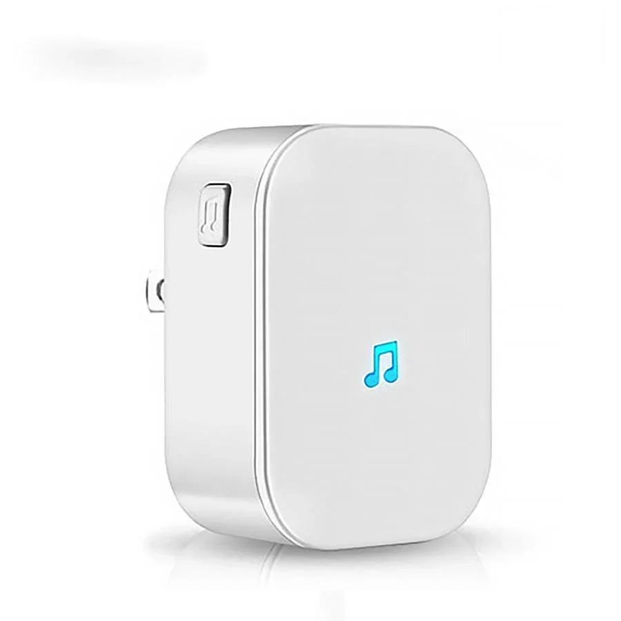 Campainha sem fio wi-fi, carrilhão interno 100db 433mhz, à prova d'água, receptor de campainha ding dong